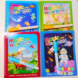 Reusable water magic coloring book for kids