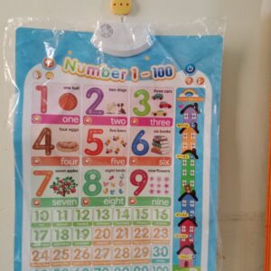 Talking Wall Chart for Numbers, Alphabet and Animals