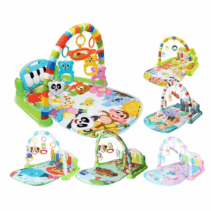 Baby Play Gym Mat with Piano & Hanging Toys – Multi-Functional Activity Playmat