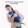 Adjustable Baby Carrier – Front & Back Carry with Safety Straps, Breathable Fabric - Image 2