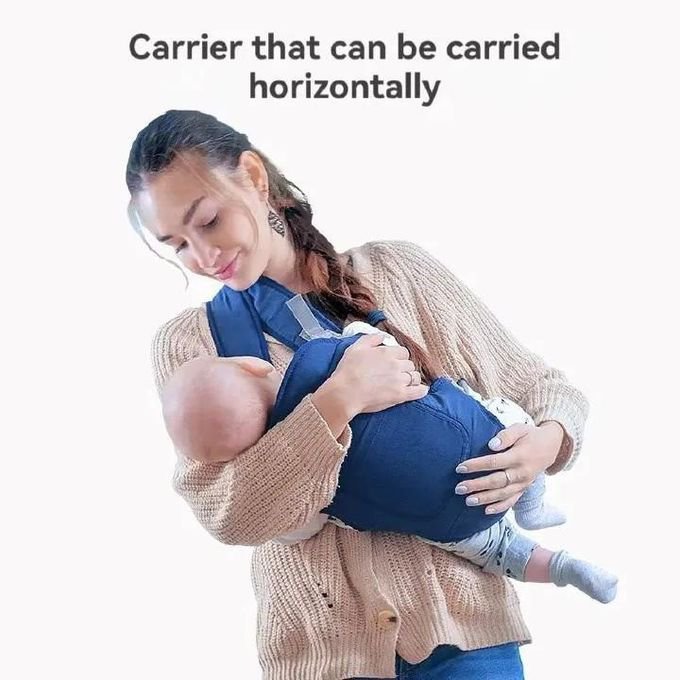 Adjustable Baby Carrier – Front & Back Carry with Safety Straps, Breathable Fabric - Image 2
