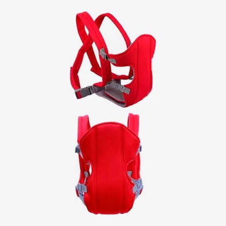 Adjustable Baby Carrier – Front & Back Carry with Safety Straps, Breathable Fabric - Image 3