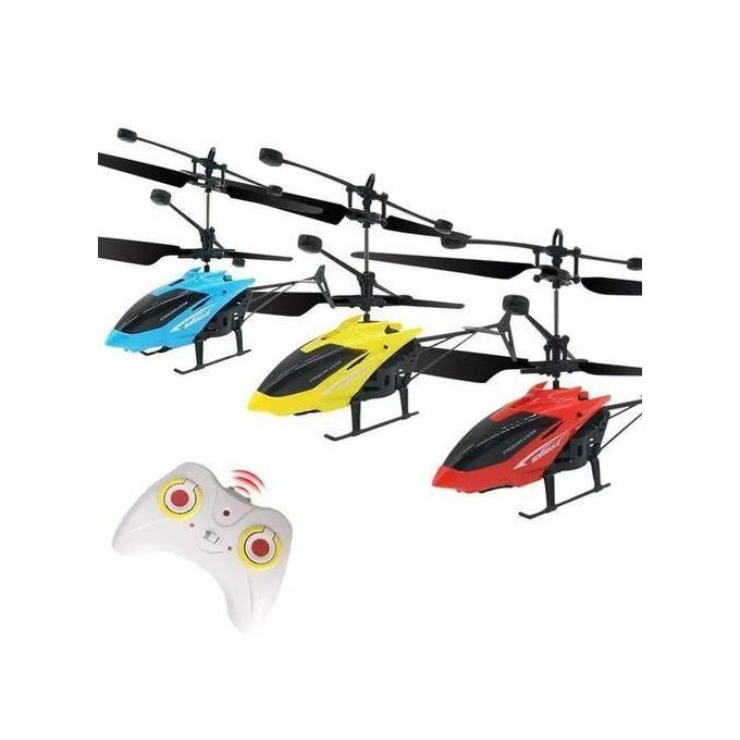 Remote Control Mini Helicopter Toy – Rechargeable RC Aircraft with LED Lights - Image 3