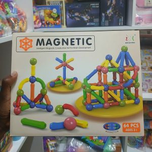 Magnetic Sticks Building Blocks for kids – 64 Pieces
