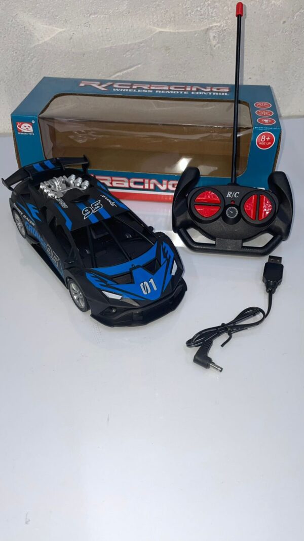 RC Racing Car – High-Speed Remote Control Sports Car with Rechargeable Battery & LED Headlights - Image 2
