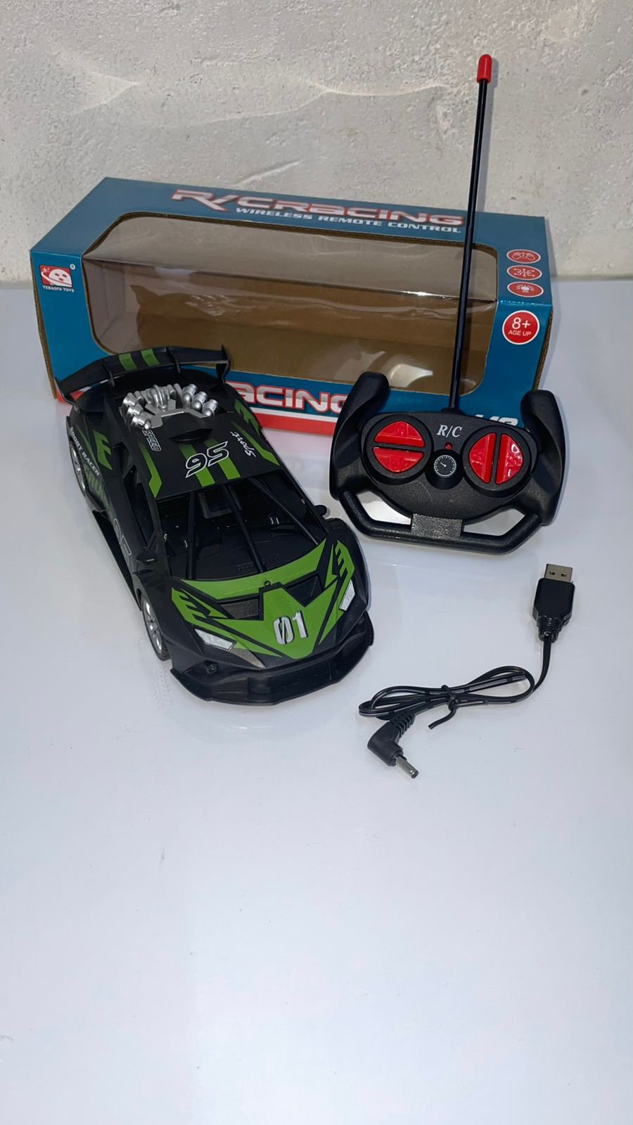 RC Racing Car – High-Speed Remote Control Sports Car with Rechargeable Battery & LED Headlights - Image 3