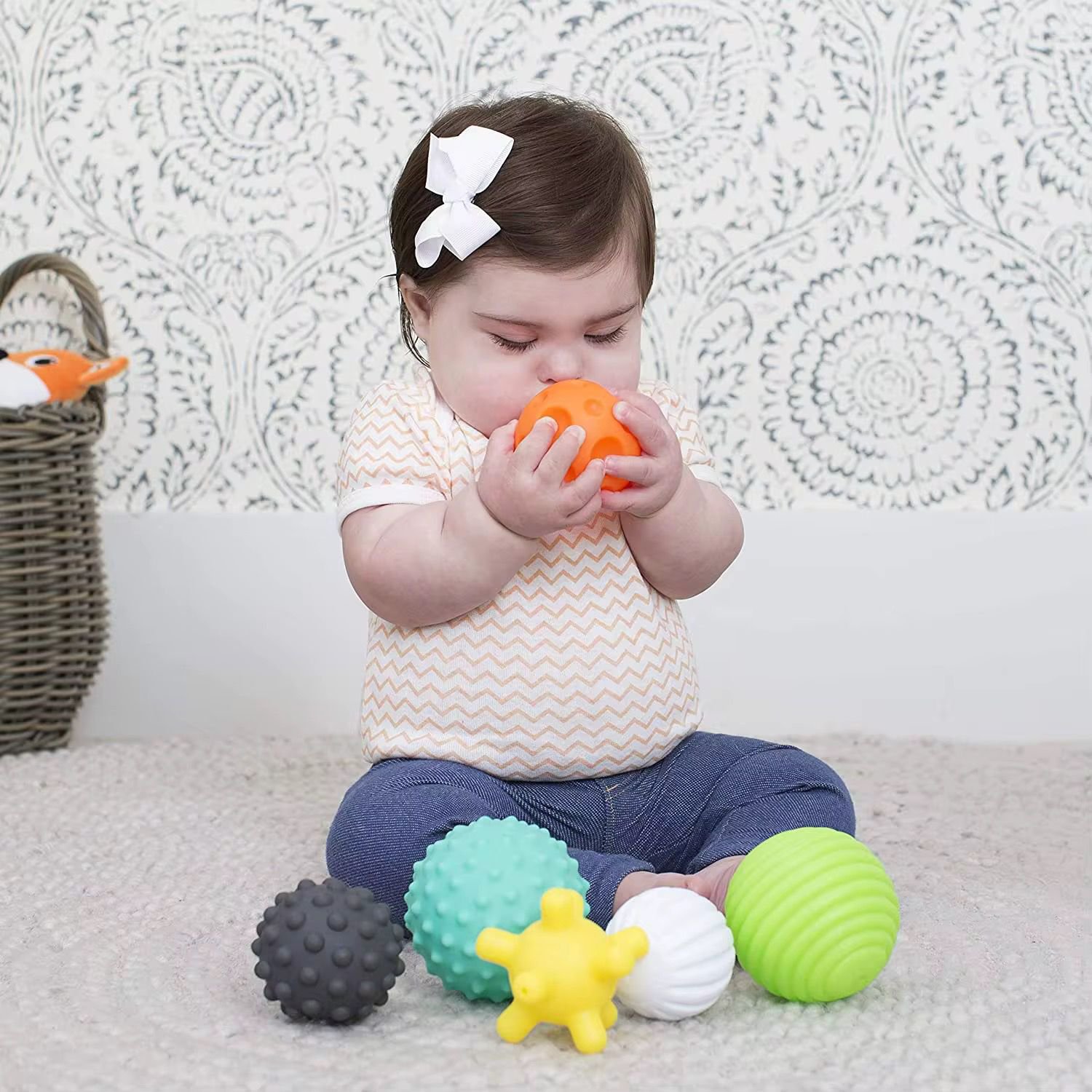 Sensory Soft Balls for Babies (Set of 6) - Image 3