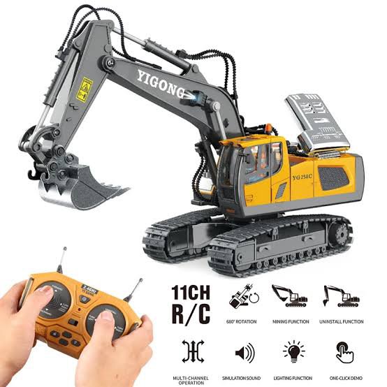 2.4G Remote Control Excavator Toy – Heavy Duty Construction Vehicle - Image 4