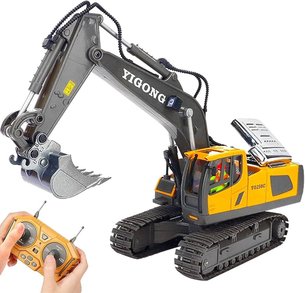 2.4G Remote Control Excavator Toy – Heavy Duty Construction Vehicle