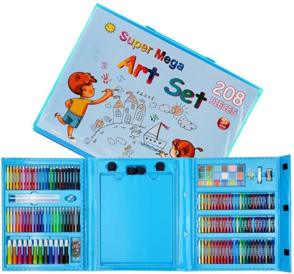 208-Piece Kids Painting Set – Complete Art Kit for Creative Expression - Image 2