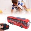 Bus Electric Remote Control Car with Light Tour Bus School City Model - Image 2