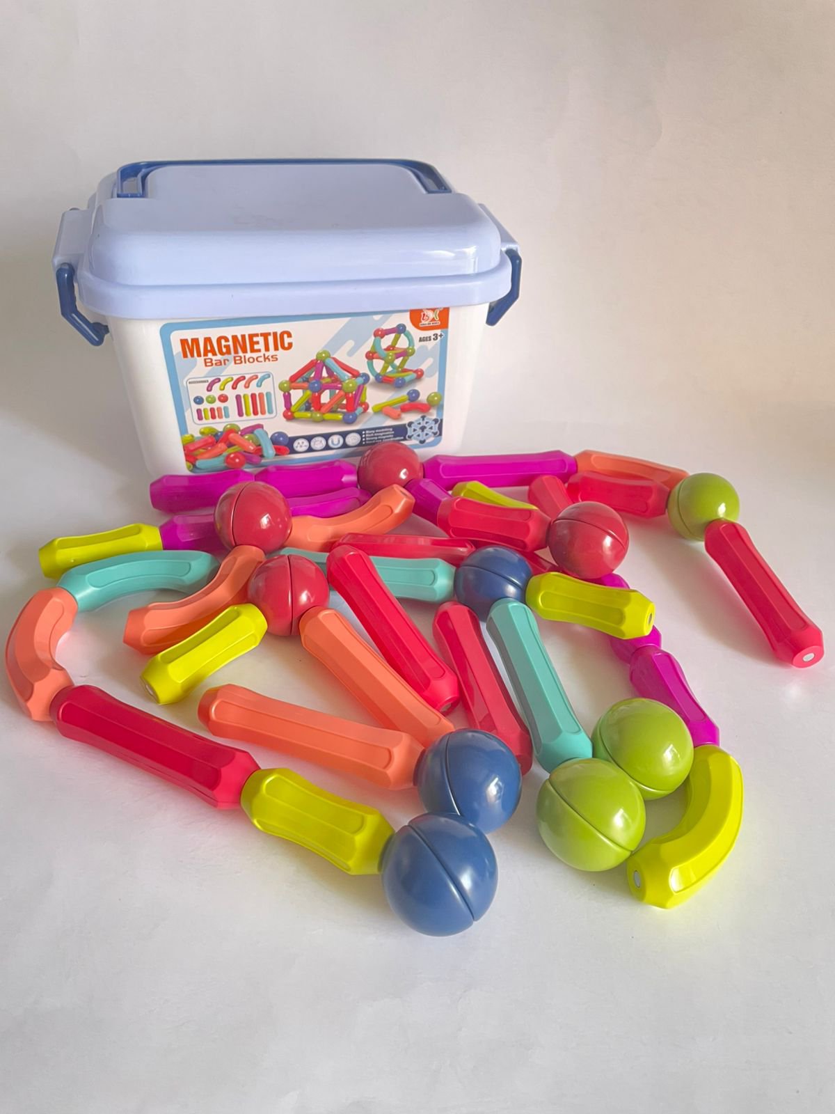 Magnetic Bar Building Blocks – 42 Pieces - Image 4