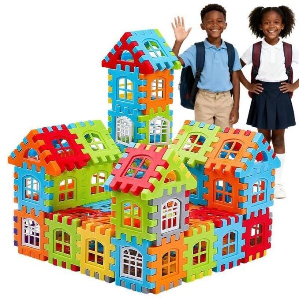 120pcs Kids Interlocking Building Blocks - Castle Building blocks
