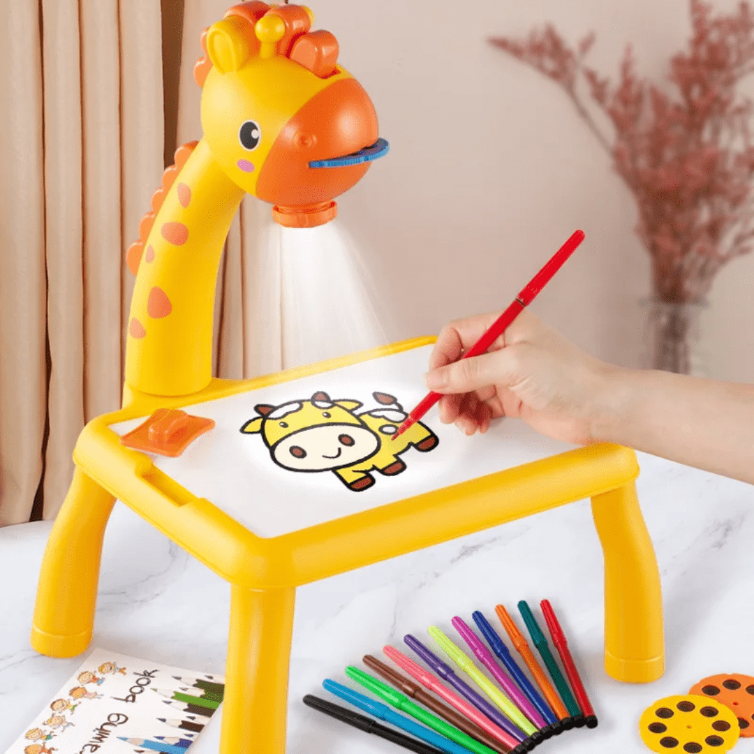 Projection Drawing Table for Kids (Yellow) - Image 3