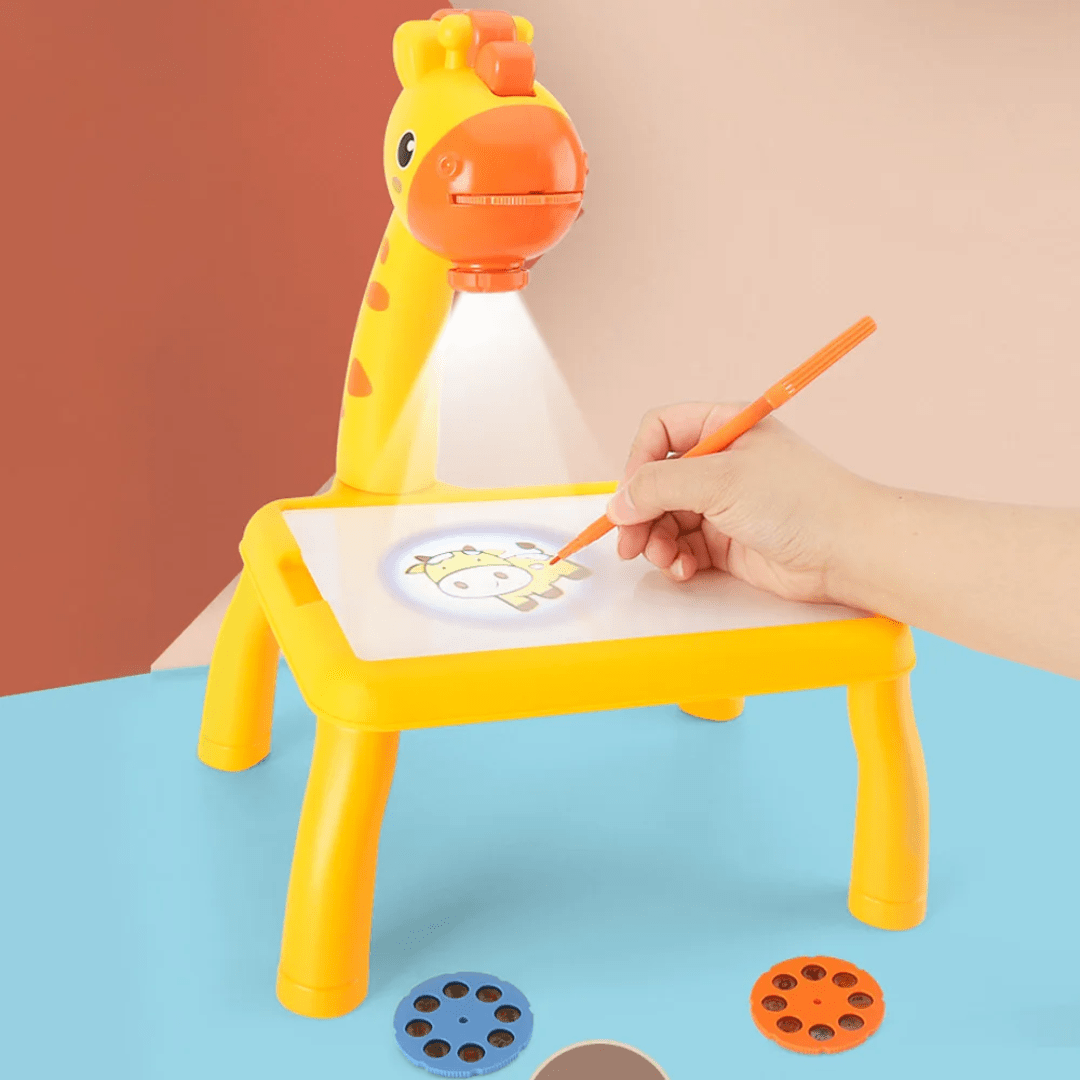 Projection Drawing Table for Kids (Yellow)