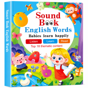 Rechargeable Sound book โ English Words (Age 2.5+) ๐๐