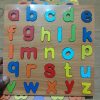 Kids Wooden Lowercase Alphabet Puzzle Board a-z