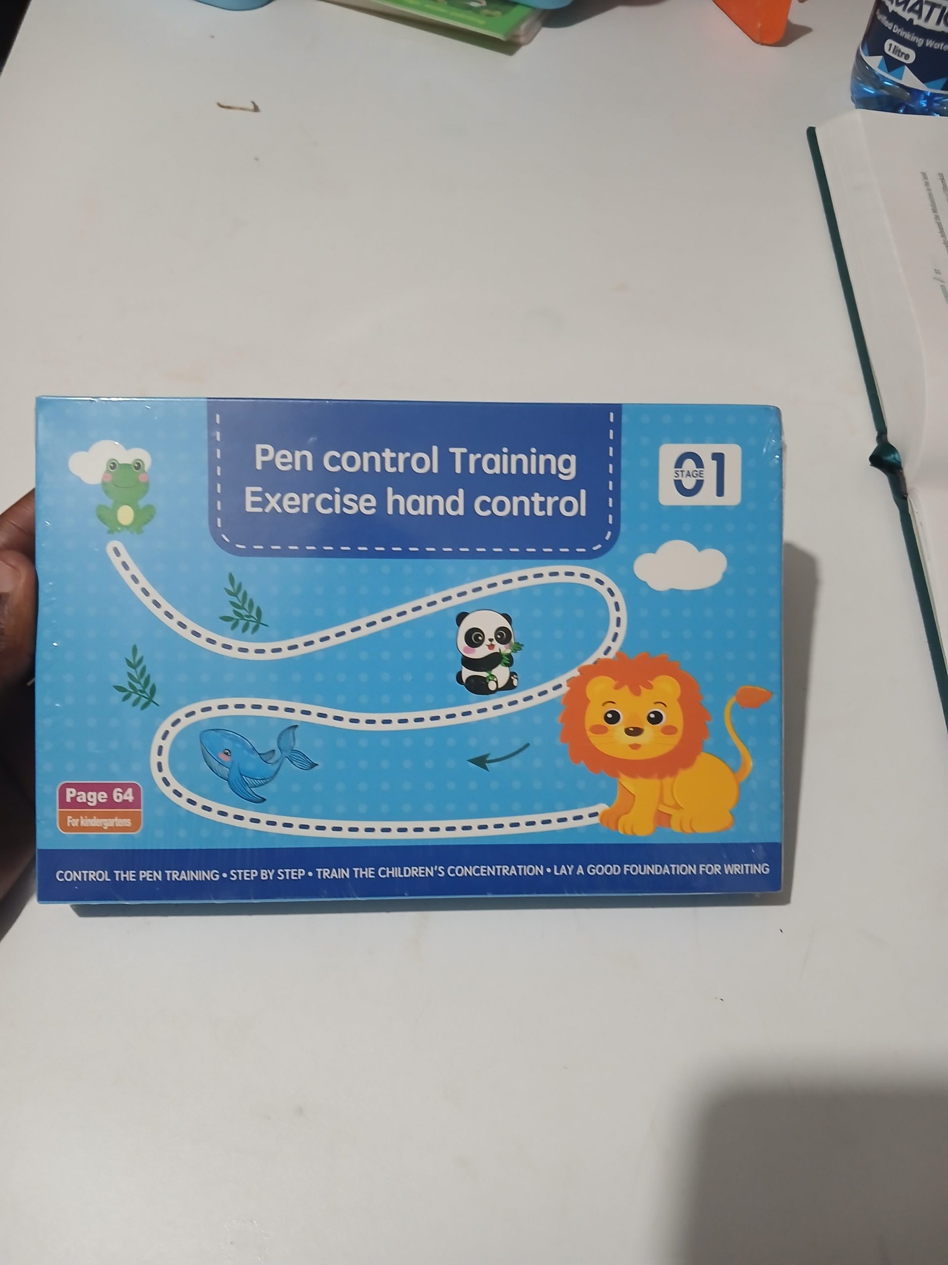 Kids Pen Control Training Book – Reusable Exercise Hand Control (Stage 01) - Image 2