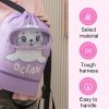 Kids Swimming Drawstring Backpack-purple Backpack - Image 3