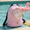 Kids Waterproof Swimming Backpack – Color pink - Image 4