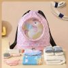 Kids Waterproof Swimming Backpack – Color pink - Image 2