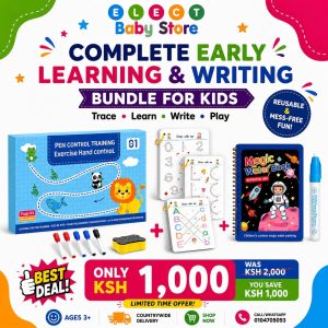 Writing pen control training and Water magic book ( Age 2+)