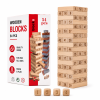 Wooden Jenga Blocks Stacking Game – 54 Pieces - Image 3