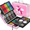 Alminium Briefcase Kids Art Set for Girls – 145 pcs - Image 3
