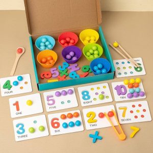 Number Cognitive Operation Bead Matching Game