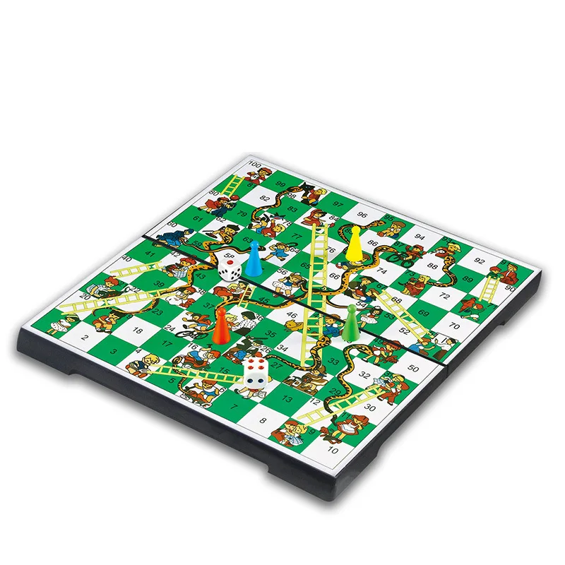Snakes and Ladders Board Game for Kids & Adults, Family Game - Image 4