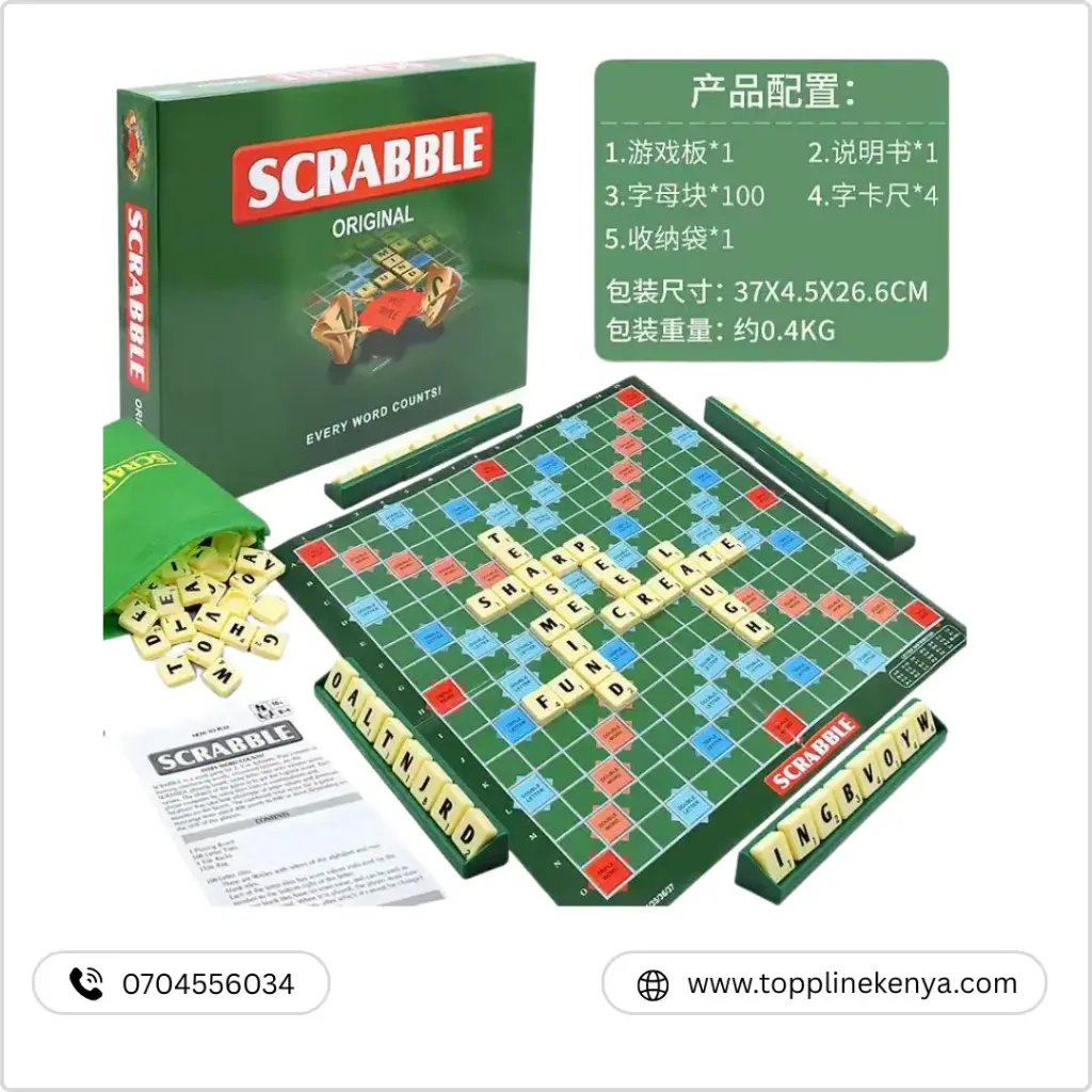 Classic Scrabble board game, family bonding game - Image 2