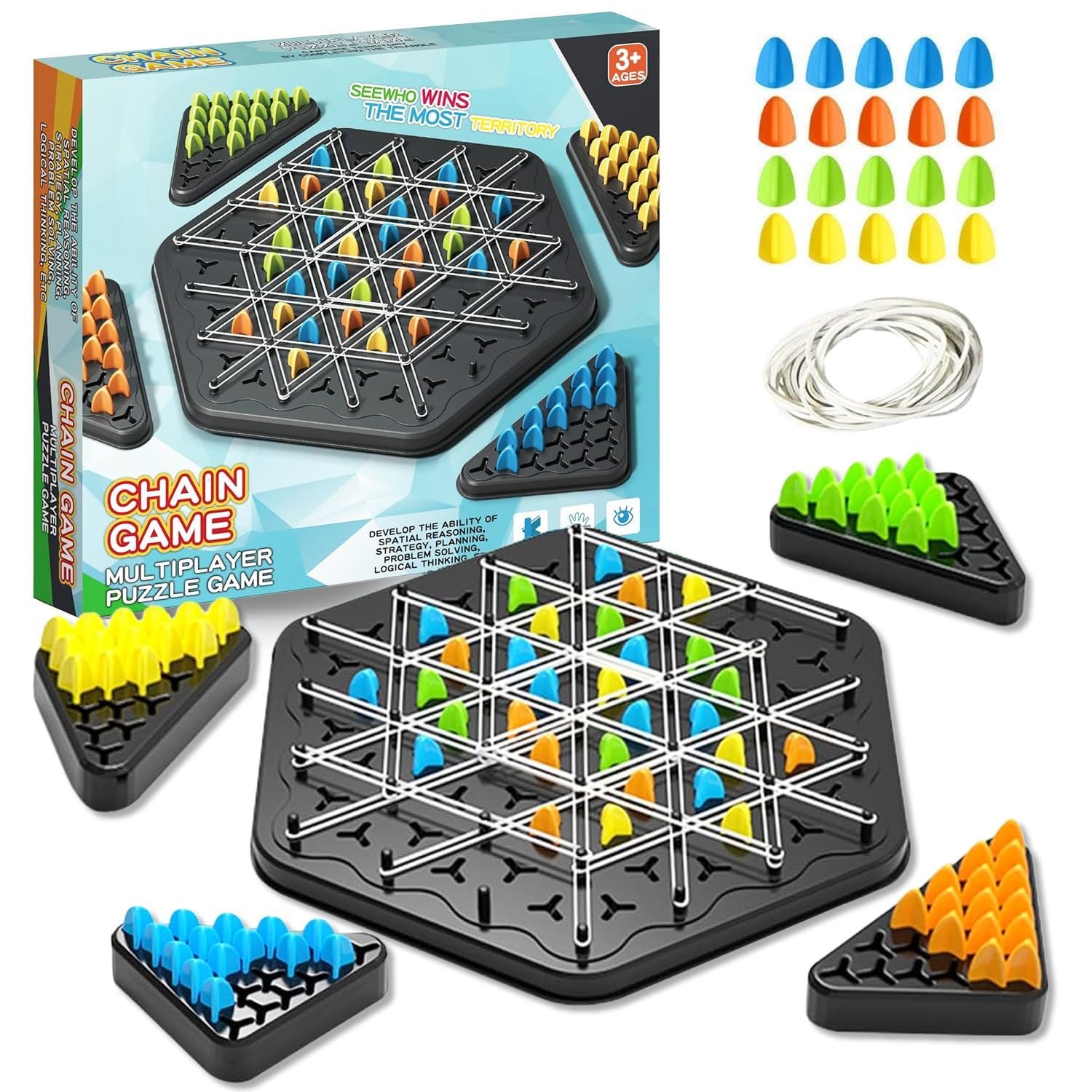 Chain Game – Multiplayer Territory Strategy Puzzle, - Image 2