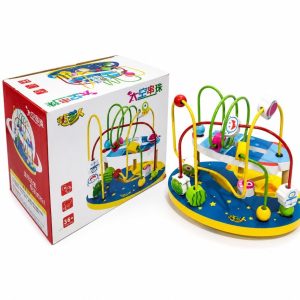 Space Bead Maze / Wooden Space Wire Maze